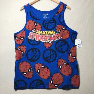 Marvel Spider-Man Graphic Tank Top Men's Multicolor Sz M